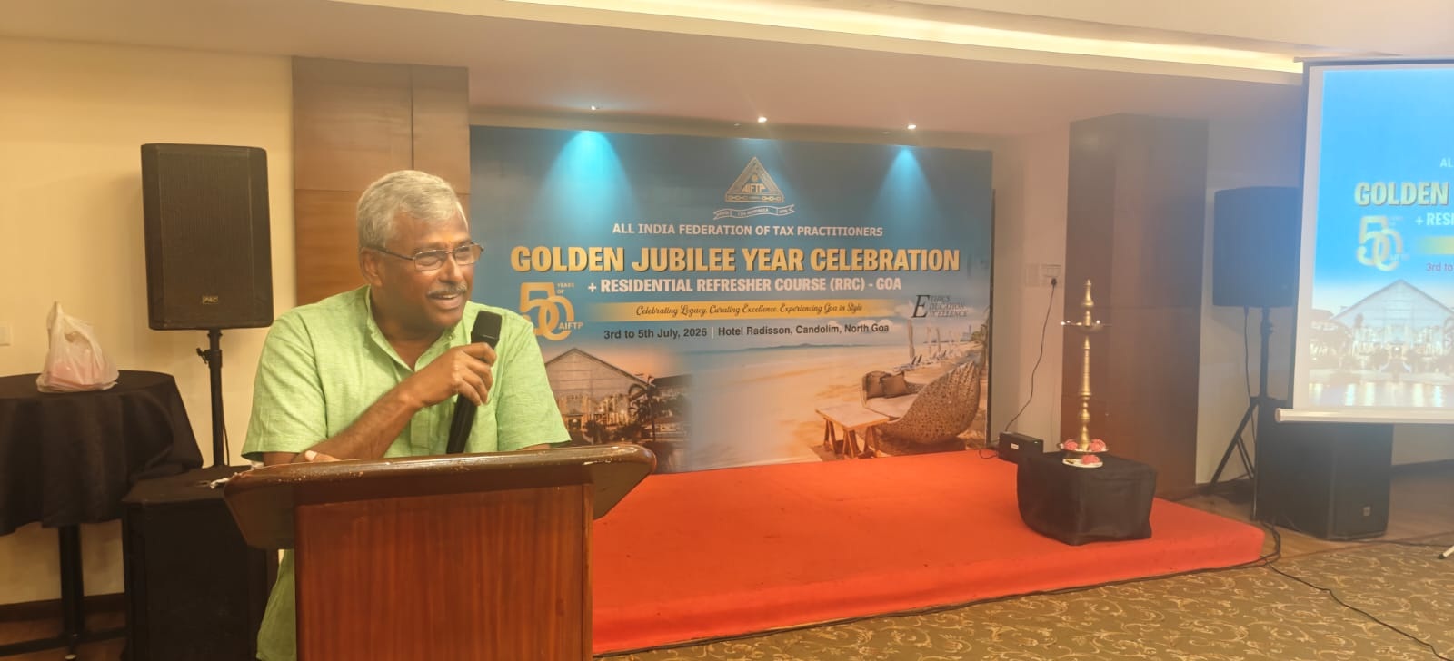 Shri G. Baskar addressing the gathering.